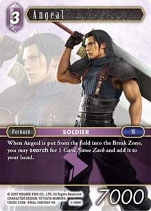 Angeal - Opus III - Final Fantasy TCG card