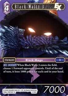 Black Waltz 3 EX - Opus III - Final Fantasy TCG card