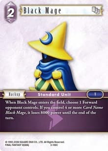 Black Mage (3-106C) - Opus III - Final Fantasy TCG card
