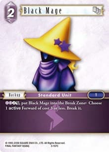 Black Mage (3-107C) - Opus III - Final Fantasy TCG card