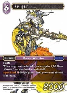 Kelger - Opus III - Final Fantasy TCG card