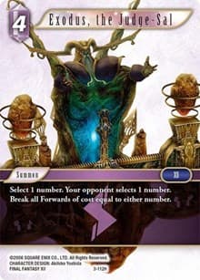 Exodus, the Judge-Sal - Opus III - Final Fantasy TCG card