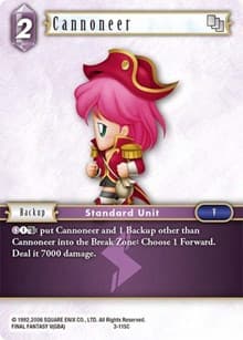 Cannoneer (3-115C) - Opus III - Final Fantasy TCG card