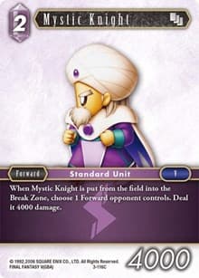 Mystic Knight (3-116C) - Opus III - Final Fantasy TCG card