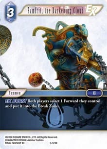 Famfrit, the Darkening Cloud EX - Opus III - Final Fantasy TCG card