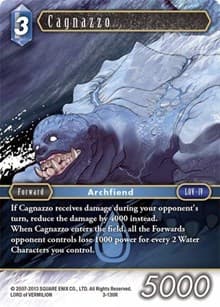 Cagnazzo - Opus III - Final Fantasy TCG card