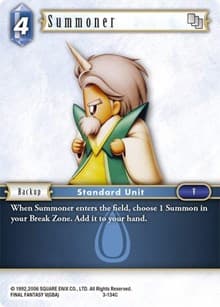 Summoner (3-134C) - Opus III - Final Fantasy TCG card