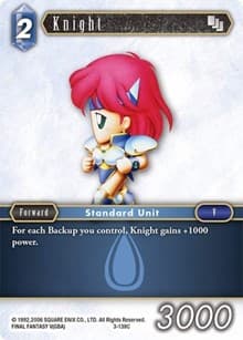 Knight - Opus III - Final Fantasy TCG card