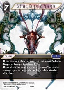 Zodiark, Keeper of Precepts - Opus III - Final Fantasy TCG card
