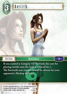 Aerith - Opus III - Final Fantasy TCG card