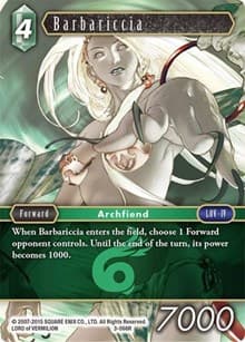 Barbariccia - Opus III - Final Fantasy TCG card