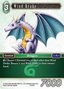 Wind Drake - Opus III - Final Fantasy TCG card