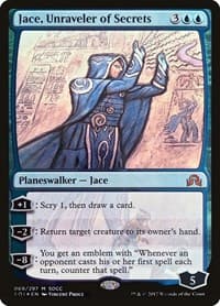 Jace, Unraveler of Secrets (SDCC 2017 Exclusive) - Media Promos - Magic: The Gathering card