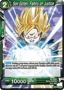 Son Goten, Family of Justice - Galactic Battle - Dragon Ball Super: Masters card
