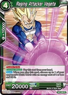 Raging Attacker Vegeta - Galactic Battle - Dragon Ball Super: Masters card