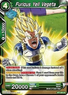 Furious Yell Vegeta - Galactic Battle - Dragon Ball Super: Masters card