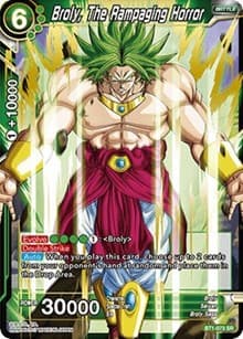 Broly, The Rampaging Horror - Galactic Battle - Dragon Ball Super: Masters card