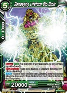 Rampaging Lifeform Bio-Broly - Galactic Battle - Dragon Ball Super: Masters card