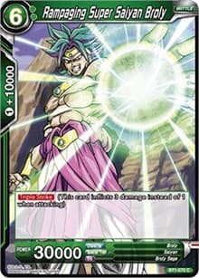 Rampaging Super Saiyan Broly - Galactic Battle - Dragon Ball Super: Masters card