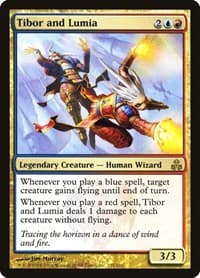 Tibor and Lumia - Guildpact - Magic: The Gathering card