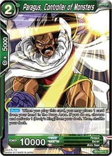 Paragus, Controller of Monsters - Galactic Battle - Dragon Ball Super: Masters card
