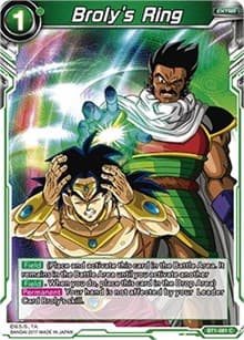 Broly's Ring - Galactic Battle - Dragon Ball Super: Masters card