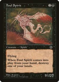 Foul Spirit - Portal Second Age - Magic: The Gathering card