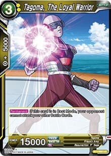 Tagoma, The Loyal Warrior - Galactic Battle - Dragon Ball Super: Masters card