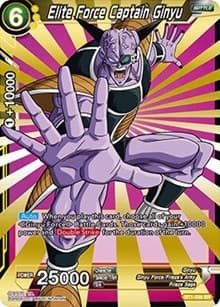 Elite Force Captain Ginyu - Galactic Battle - Dragon Ball Super: Masters card