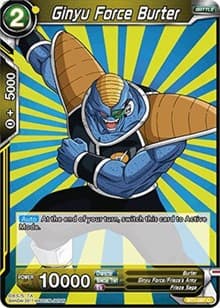 Ginyu Force Burter - Galactic Battle - Dragon Ball Super: Masters card