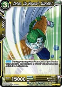 Zarbon, The Emperor's Attendant (2017) - Galactic Battle - Dragon Ball Super: Masters card