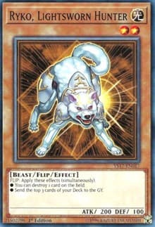 Ryko, Lightsworn Hunter - Starter Deck: Link Strike - YuGiOh card