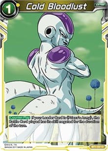 Cold Bloodlust - Galactic Battle - Dragon Ball Super: Masters card