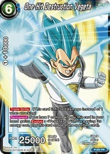 One-Hit Destruction Vegeta - Promotion Cards - Dragon Ball Super: Masters card