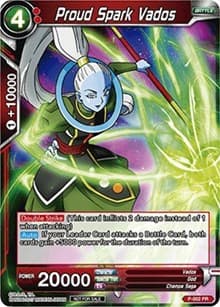 Proud Spark Vados (Foil Version) - Promotion Cards - Dragon Ball Super: Masters card