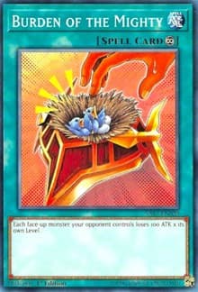 Burden of the Mighty - Starter Deck: Link Strike - YuGiOh card