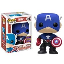 Marvel: Captain America (Bobble-Head) (Bucky Cap) (Limited Edition) (Walgreens Exclusive) - Pop! Vinyl - Funko card