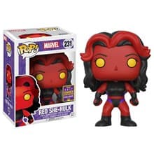 Marvel: Red She-Hulk (Bobble-Head) (Limited Edition) (Walgreens Exclusive) - Pop! Vinyl - Funko card