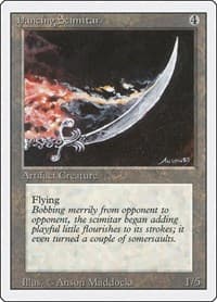 Dancing Scimitar - Revised Edition - Magic: The Gathering card