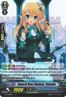 Superb New Student, Shizuku - Promo Cards - Cardfight Vanguard card