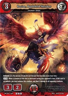 Ravian, Battlefield Shrieker - TD01: Shadow Legion - Dragoborne card