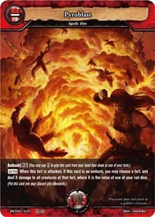 Pyroblast - TD01: Shadow Legion - Dragoborne card