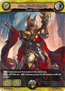 Axion, Herald of Armies - TD02: Mystical Hunters - Dragoborne card