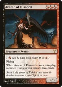 Avatar of Discord - Dissension - Magic: The Gathering card