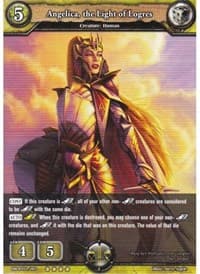 Angelica, the Light of Logres - Rally to War - Dragoborne card