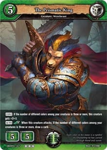 The Prismatic King - Rally to War - Dragoborne card