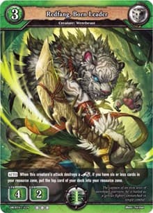 Redfang, Born Leader - Rally to War - Dragoborne card