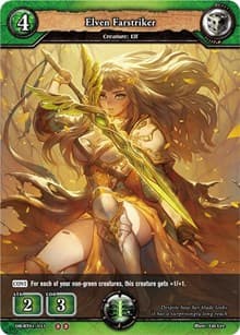 Elven Farstriker - Rally to War - Dragoborne card