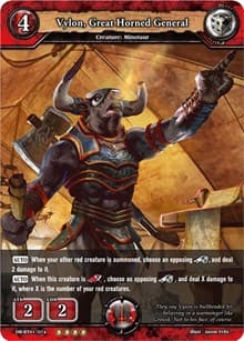 Vylon, Great Horned General - Rally to War - Dragoborne card