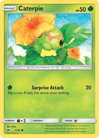Caterpie - SM - Burning Shadows - Pokemon card